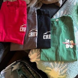 Red and Gray, Green Trader Joe’s Short Sleeve